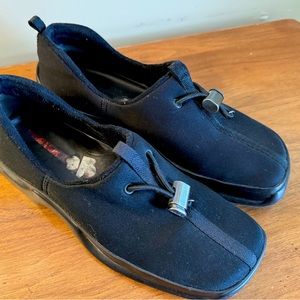 PRADA slip on Neoprene loafers size 9